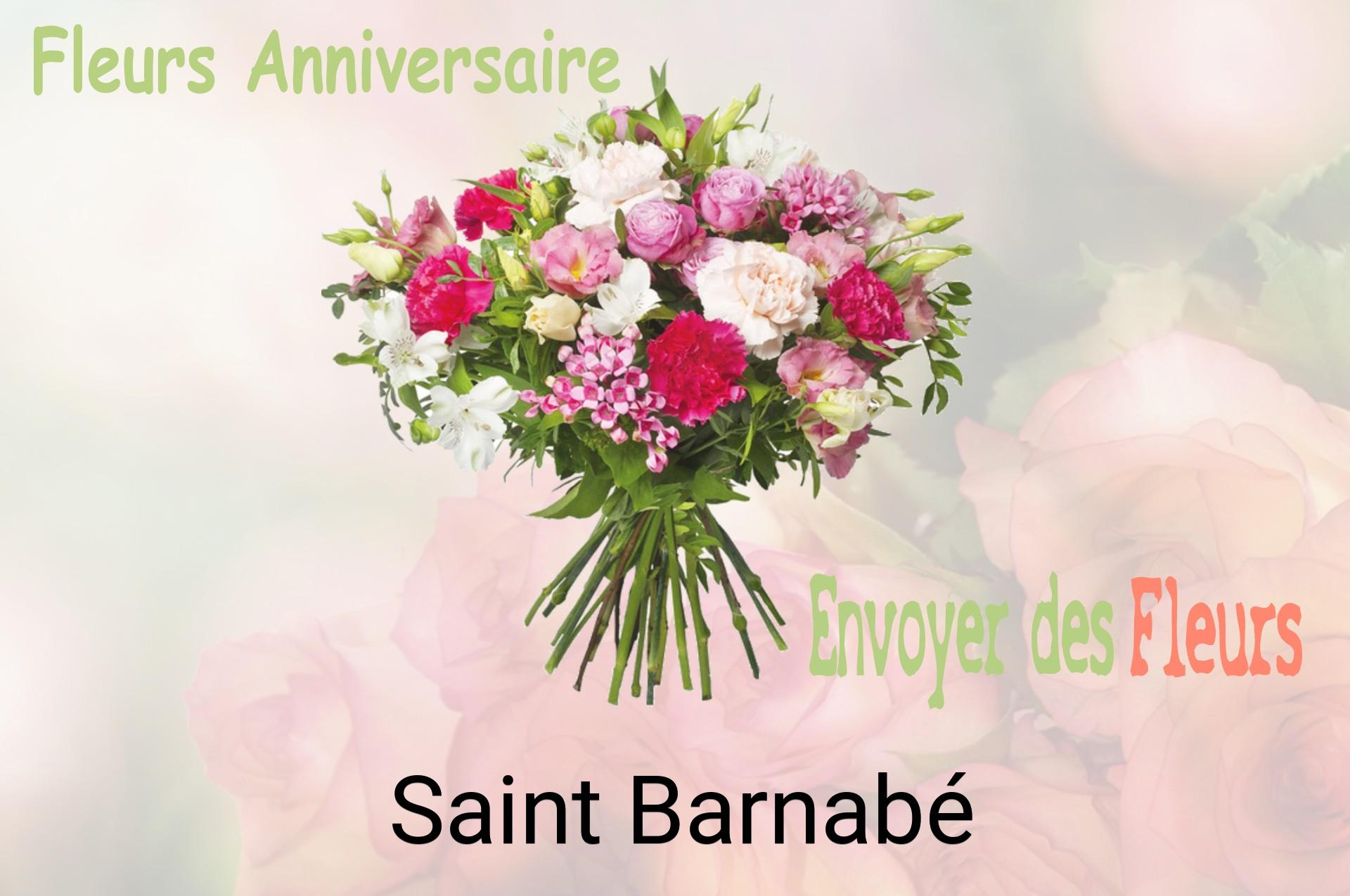 Bouquet de fleurs d’anniversaire livré à Saint-Barnabé